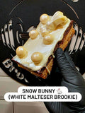 Snow Bunny 🐇 — White Chocolate Malteser Brookie Wilko's Brookie Lab