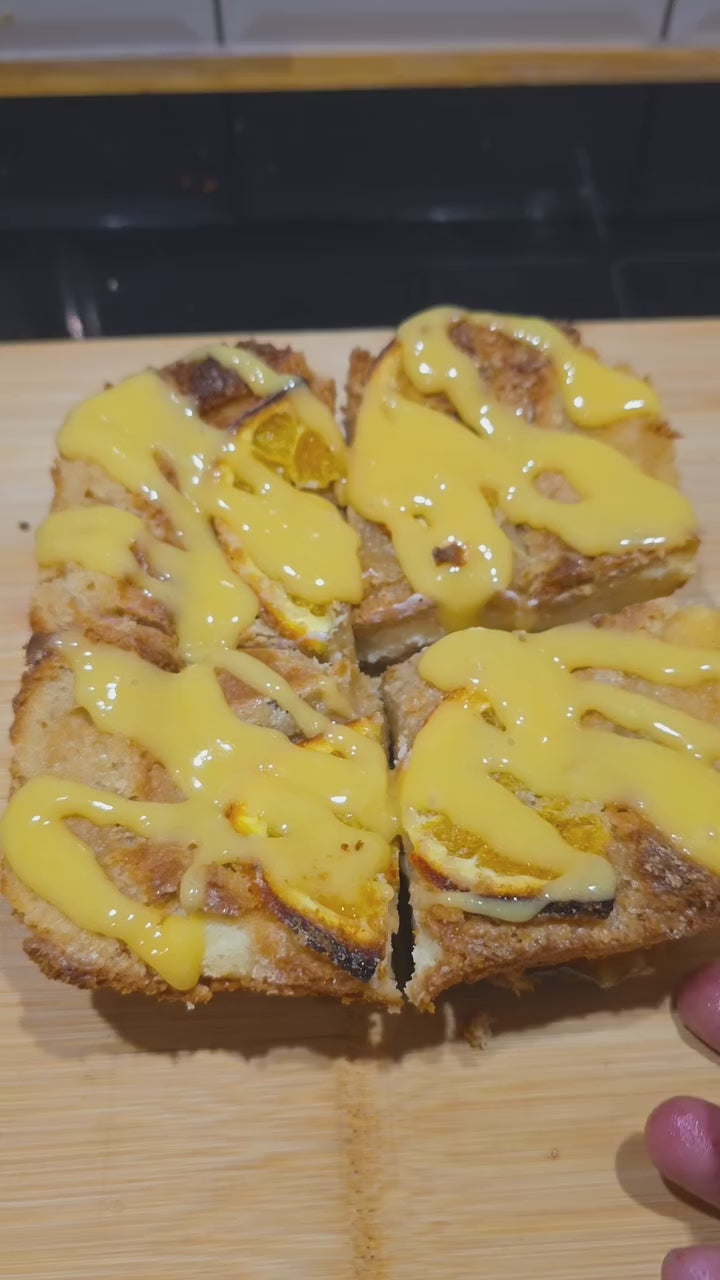 Orange & Passion Fruit Cheesecake Blondie
